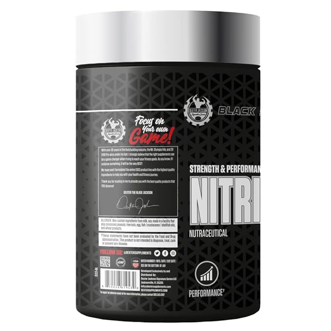 Nitrix Oxide Black Series Dexter Jackson