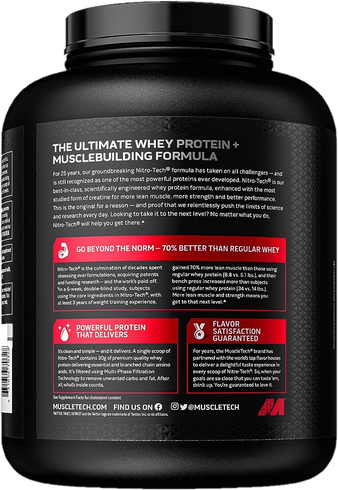 MuscleTech NitroTech Whey